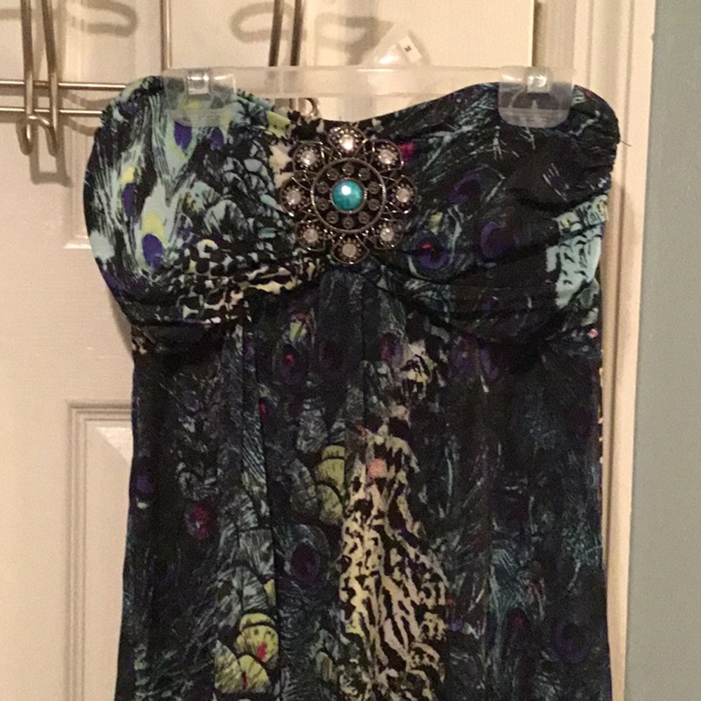 Strapless dress